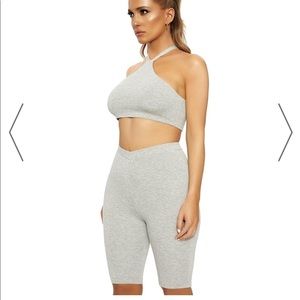 NWT Halter Top Short Set
